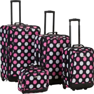 Rockland Luggage 4 Piece Escape Softside Luggage Set