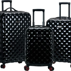 Rockland Luggage Quilt 3-Piece Hardside Polycarbonate Luggage Set F238
