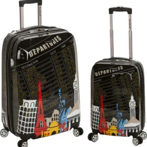 Rockland Traveler 2 Piece Hardside Luggage Set