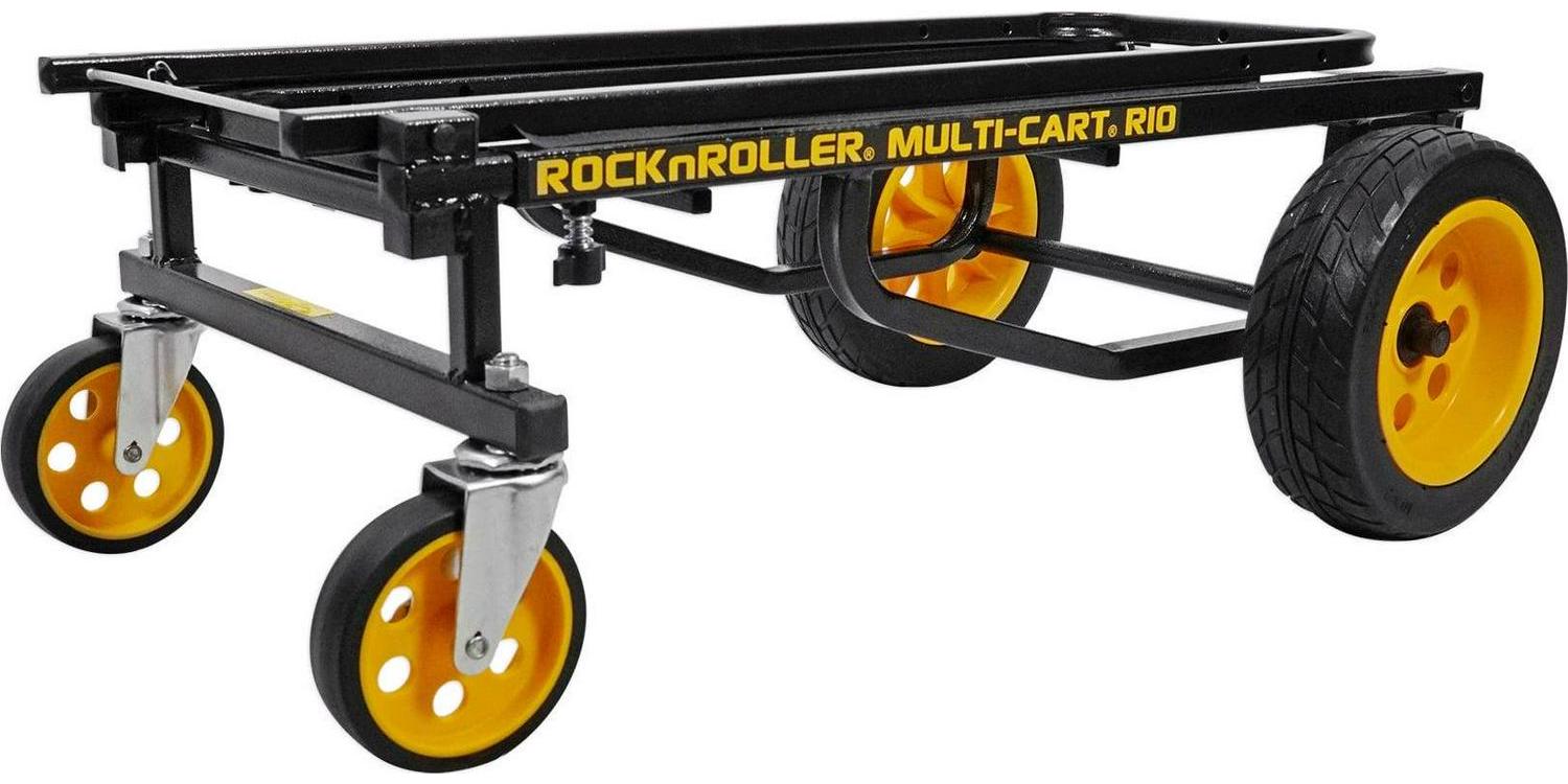 Odyssey OR10RT RockNRoller 8 in 1 DJ Equipment Heavy Duty Multi Cart, Black - Image 8