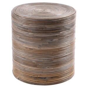 Roxas Round Stool, Kubu Gray