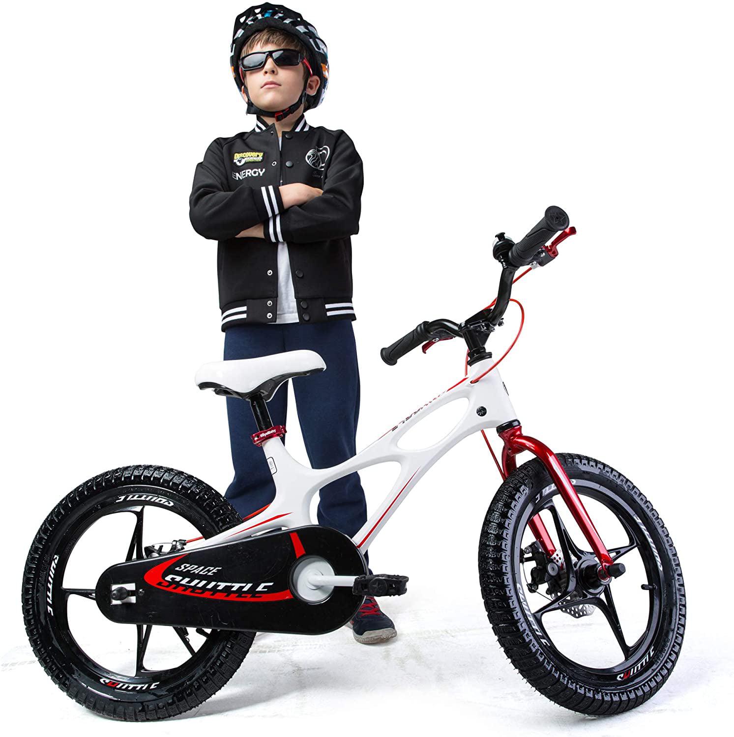 RoyalBaby 18 inch Magnesium Space Shuttle Kid's Bike, White - Image 2