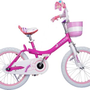 RoyalBaby Bunny Girl's Bike Fushcia 18 inch Kid's bicycle