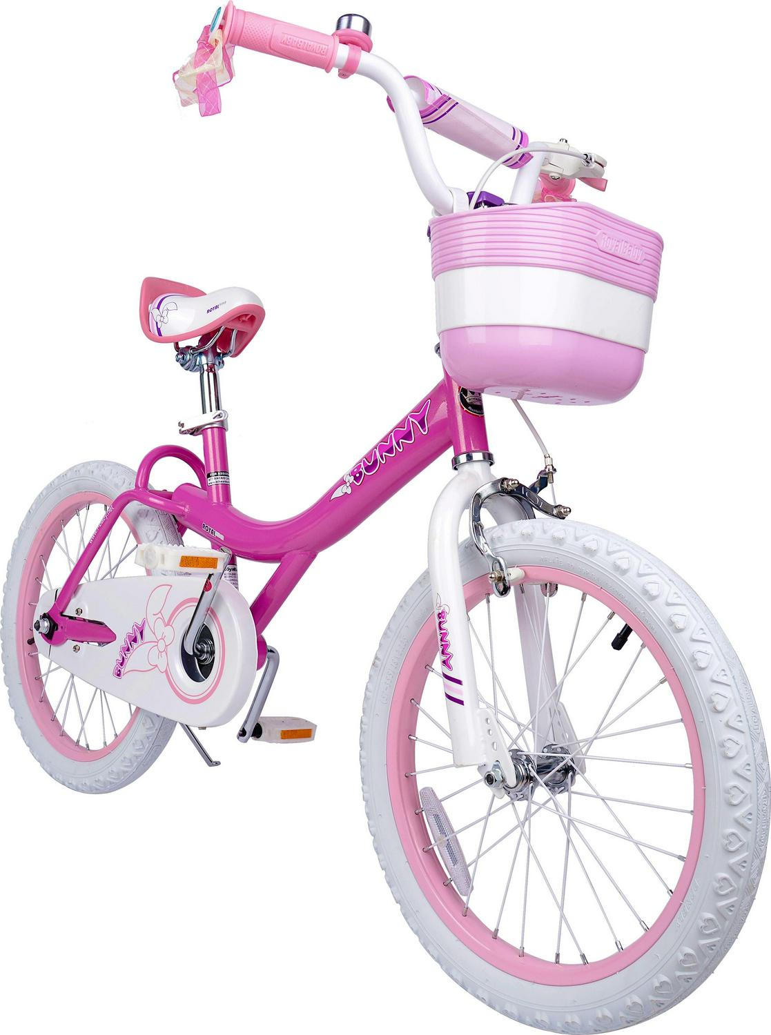 RoyalBaby Bunny Girl's Bike Fushcia 18 inch Kid's bicycle - Image 3