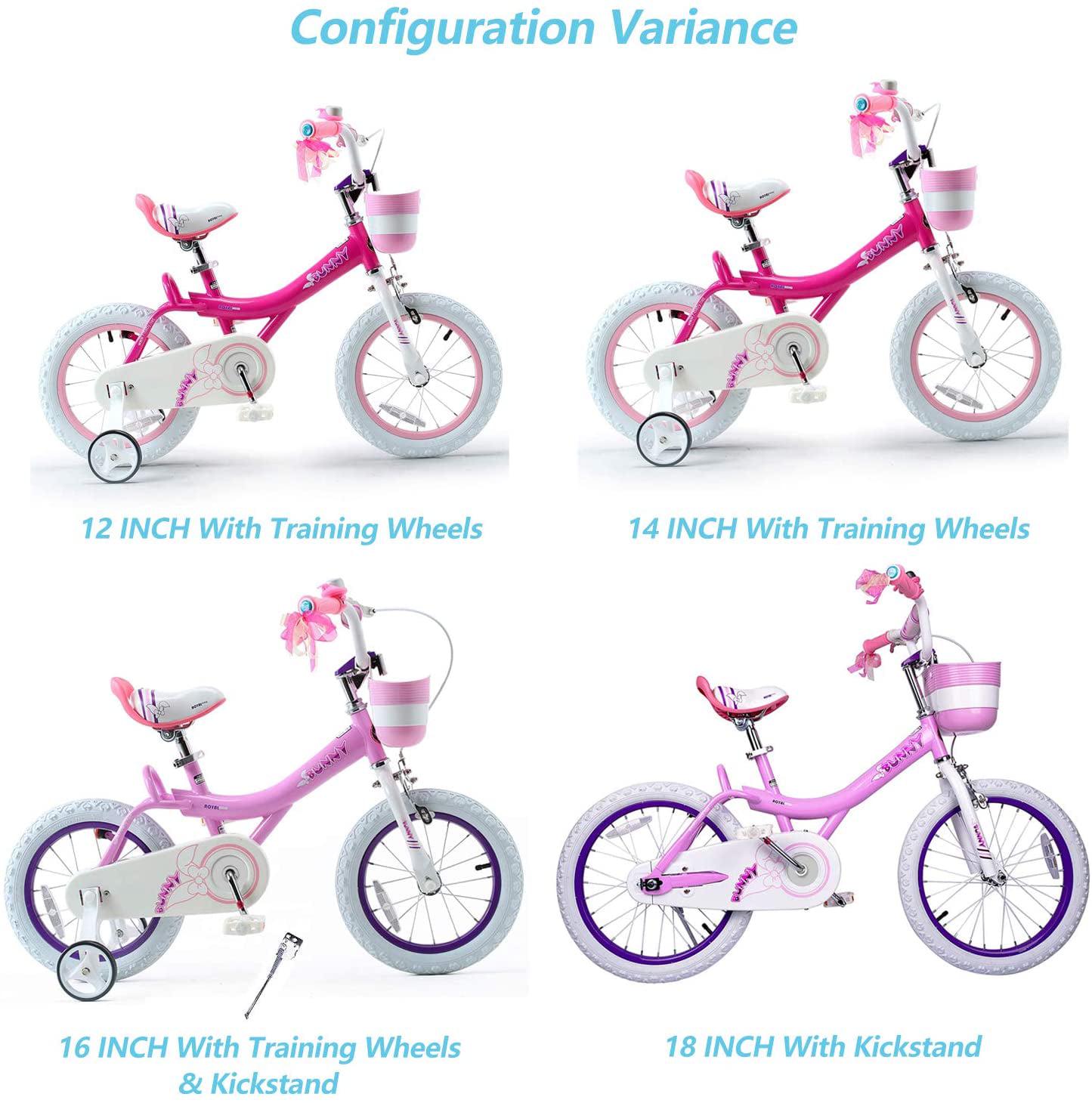 RoyalBaby Bunny Girl's Bike Fushcia 18 inch Kid's bicycle - Image 11