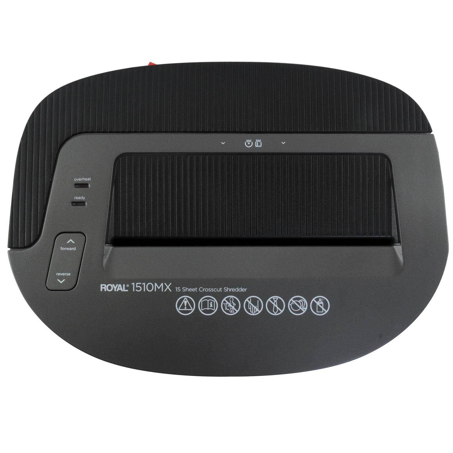 Royal Consumer 16951L 1510MX 15 Sheet Crosscut Paper Shredder - Image 16