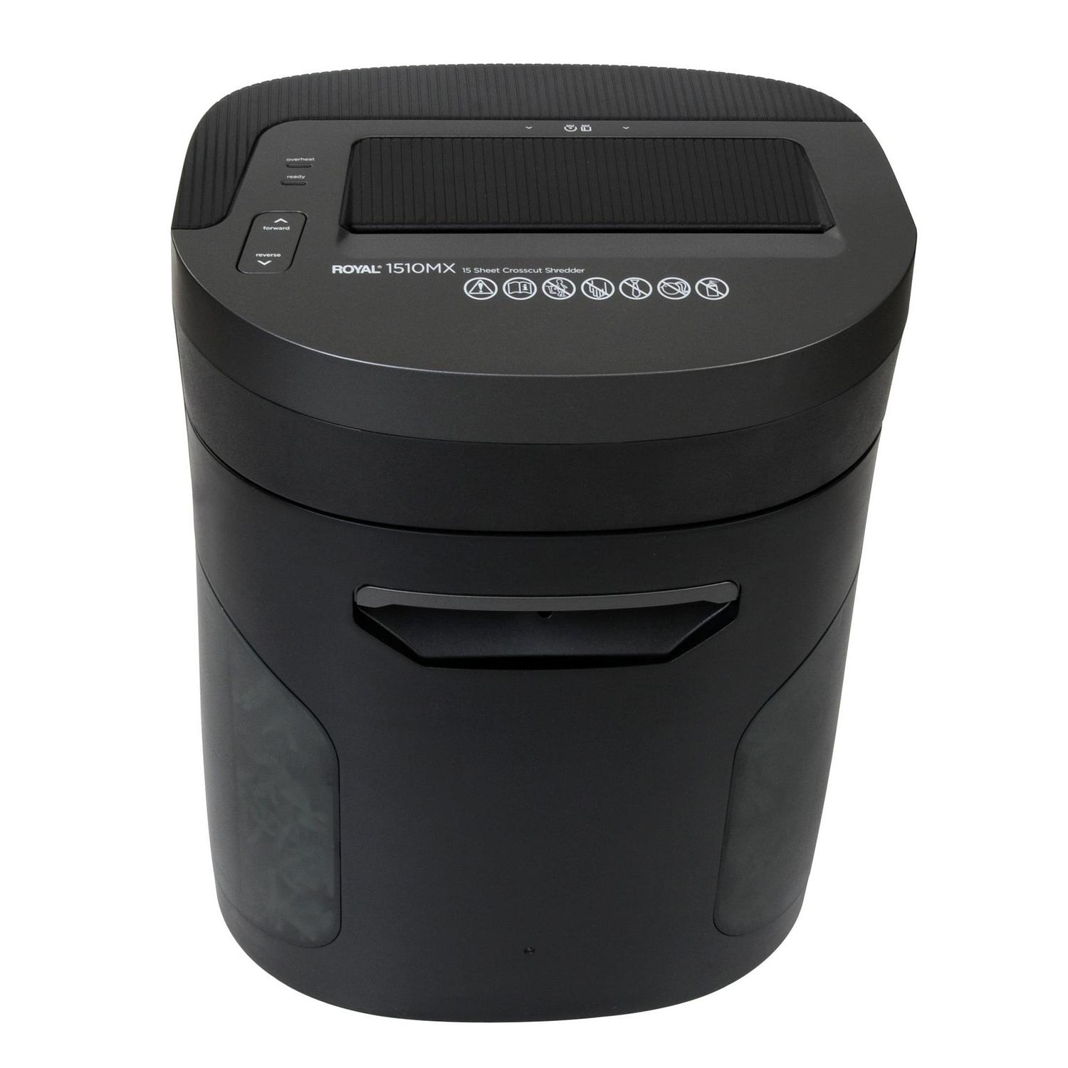 Royal Consumer 16951L 1510MX 15 Sheet Crosscut Paper Shredder - Image 20