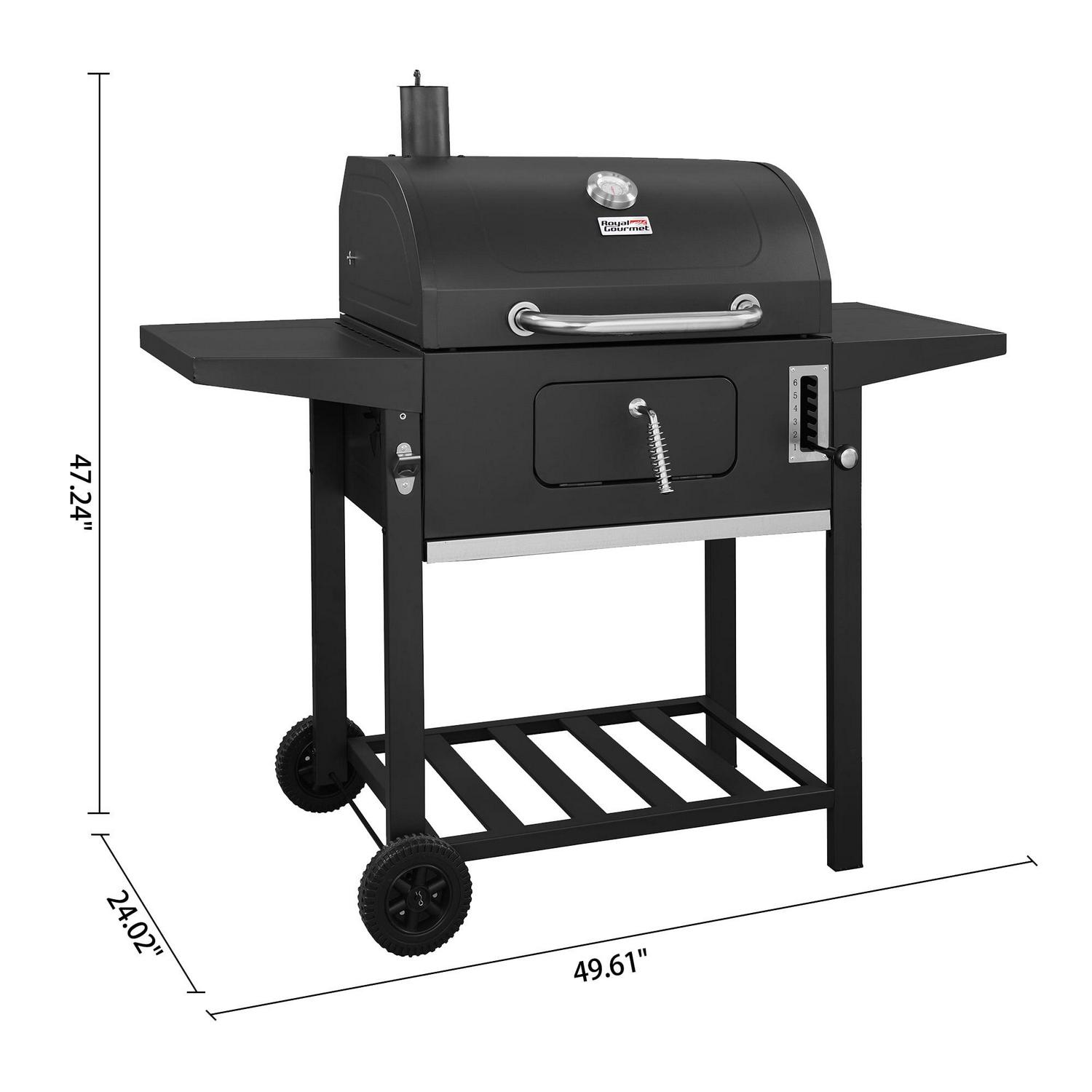 Royal Gourmet CD1824AC 24-Inch Charcoal Grill, with Cover - Image 3