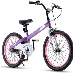 Royalbaby Girls Bike 20 Inch Hony Bike Purple With Kickstand