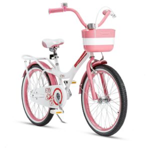 Royalbaby Jenny Princess 20 inch Girl's Bicycle, White & Pink