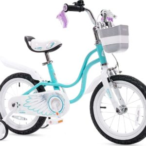 Royalbaby Little Swan Girls' 14" Training Wheel Bicycle