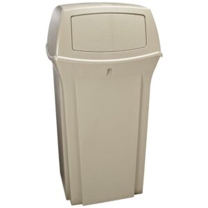 Rubbermaid Commercial FG843088BEIG Ranger 35-Gallon Fire-Safe Structural Foam Container - Beige