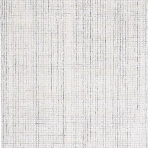 SAFAVIEH Abstract Dalia Geometric Area Rug, Ivory/Gray, 10' x 14'