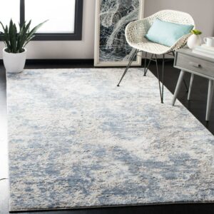 SAFAVIEH Amelia Alastar Abstract Distressed Area Rug, Gray/Blue, 5'3" x 7'6"