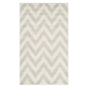 SAFAVIEH Amherst Peronal Geometric Area Rug, Light Grey/Beige, 10' x 14'