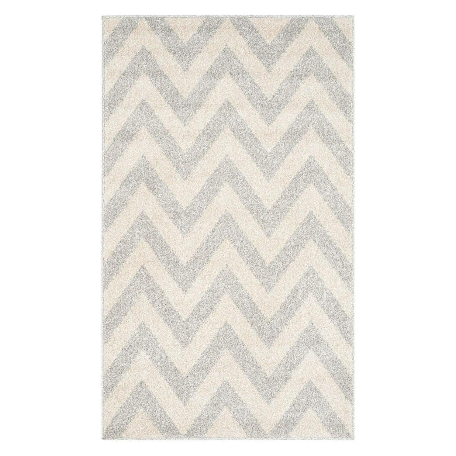 SAFAVIEH Amherst Peronal Geometric Area Rug, Light Grey/Beige, 10' x 14' - Image 11