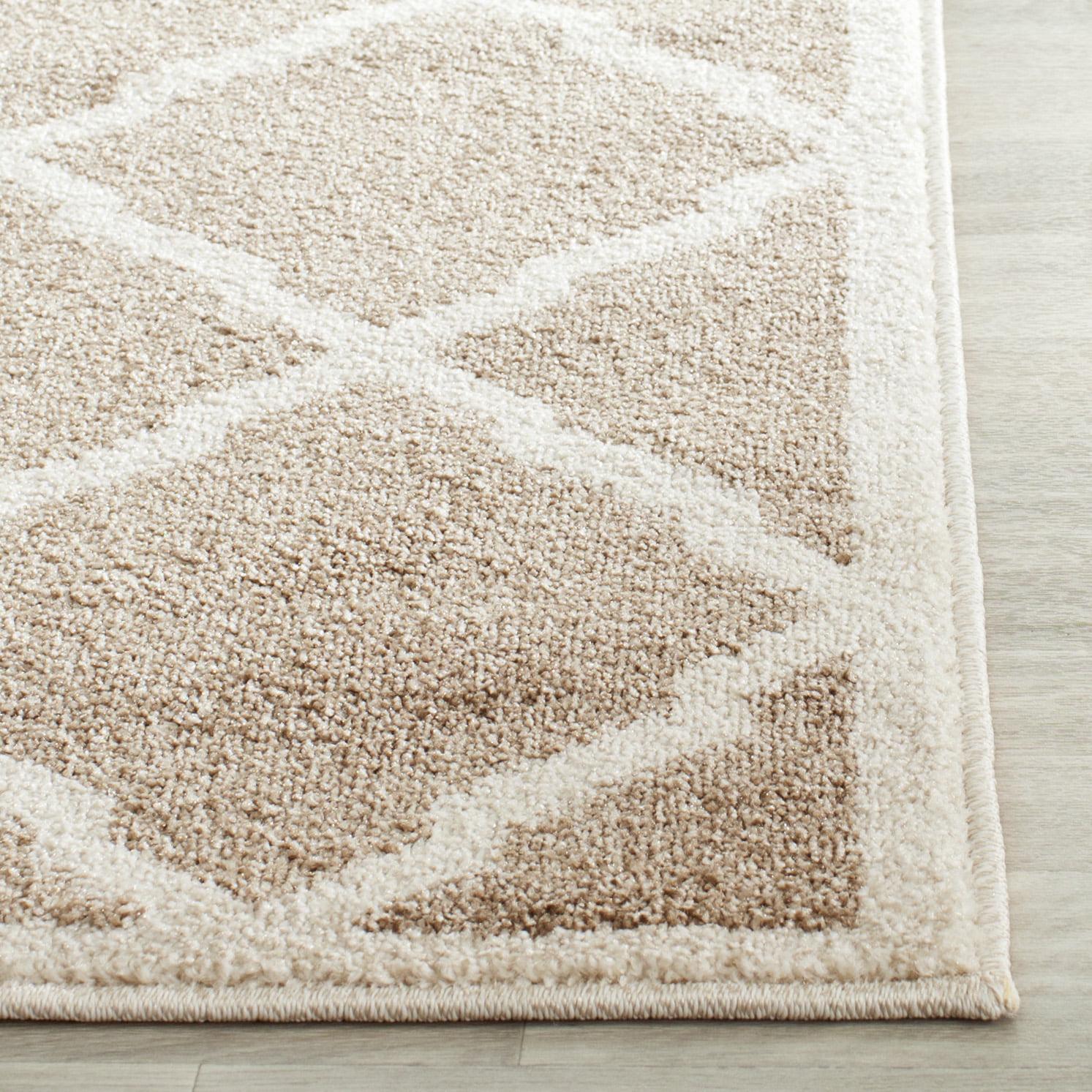 SAFAVIEH Amherst Sharalyn Geometric Runner Rug, Wheat/Beige, 2'3" x 13' - Image 4