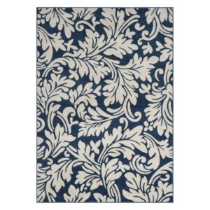SAFAVIEH Amherst Thorburn Floral Area Rug, Navy/Ivory, 8' x 10'