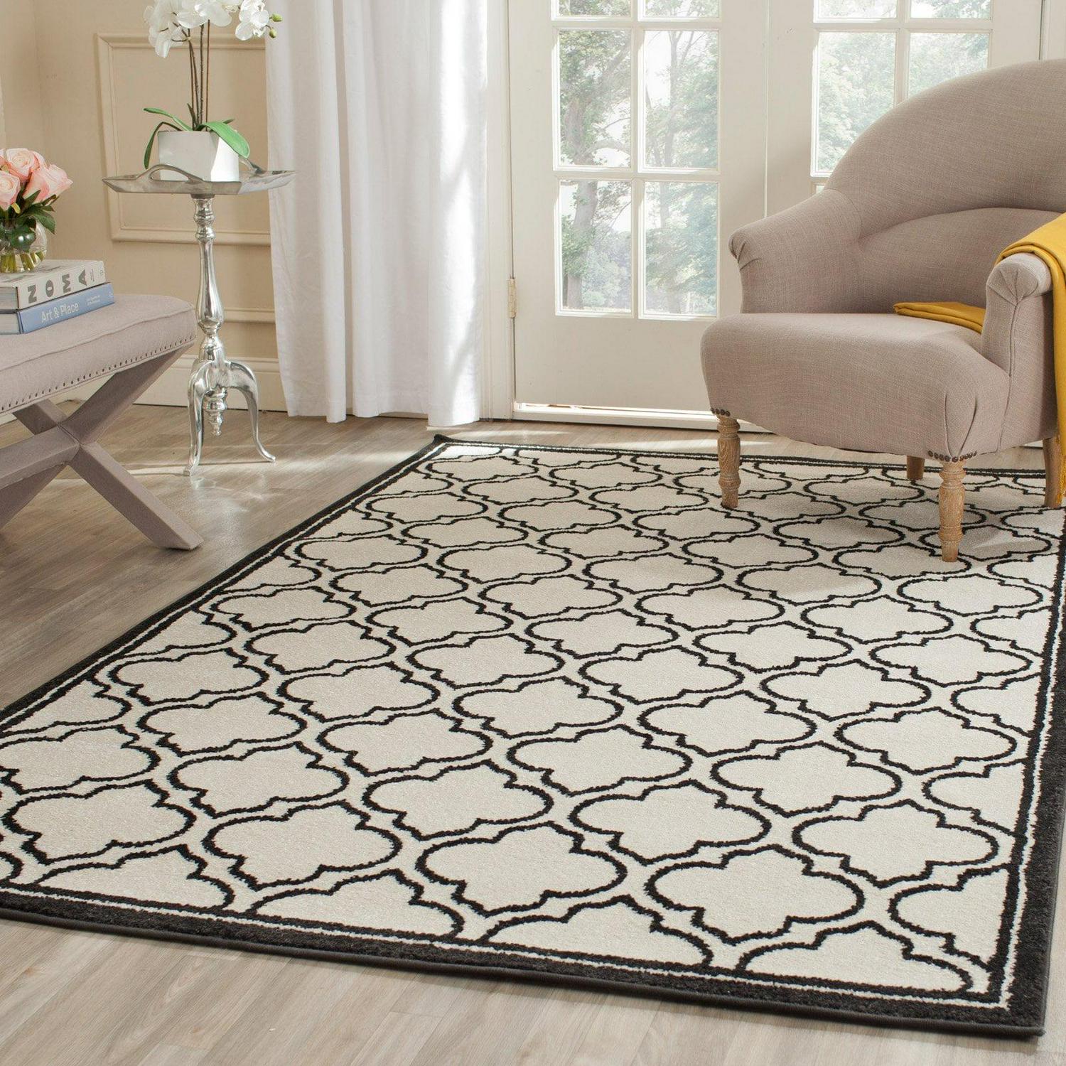 SAFAVIEH Amherst Wilson Geometric Area Rug, Grey/Light Grey, 12' x 18' - Image 10