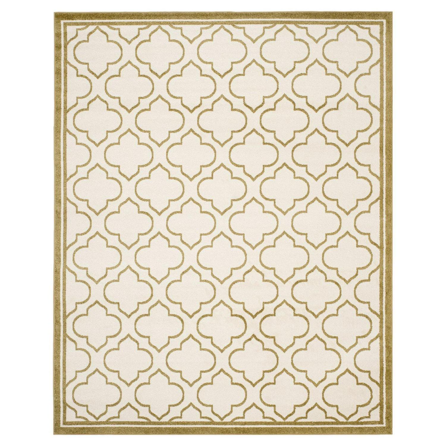 SAFAVIEH Amherst Wilson Geometric Area Rug, Grey/Light Grey, 12' x 18'