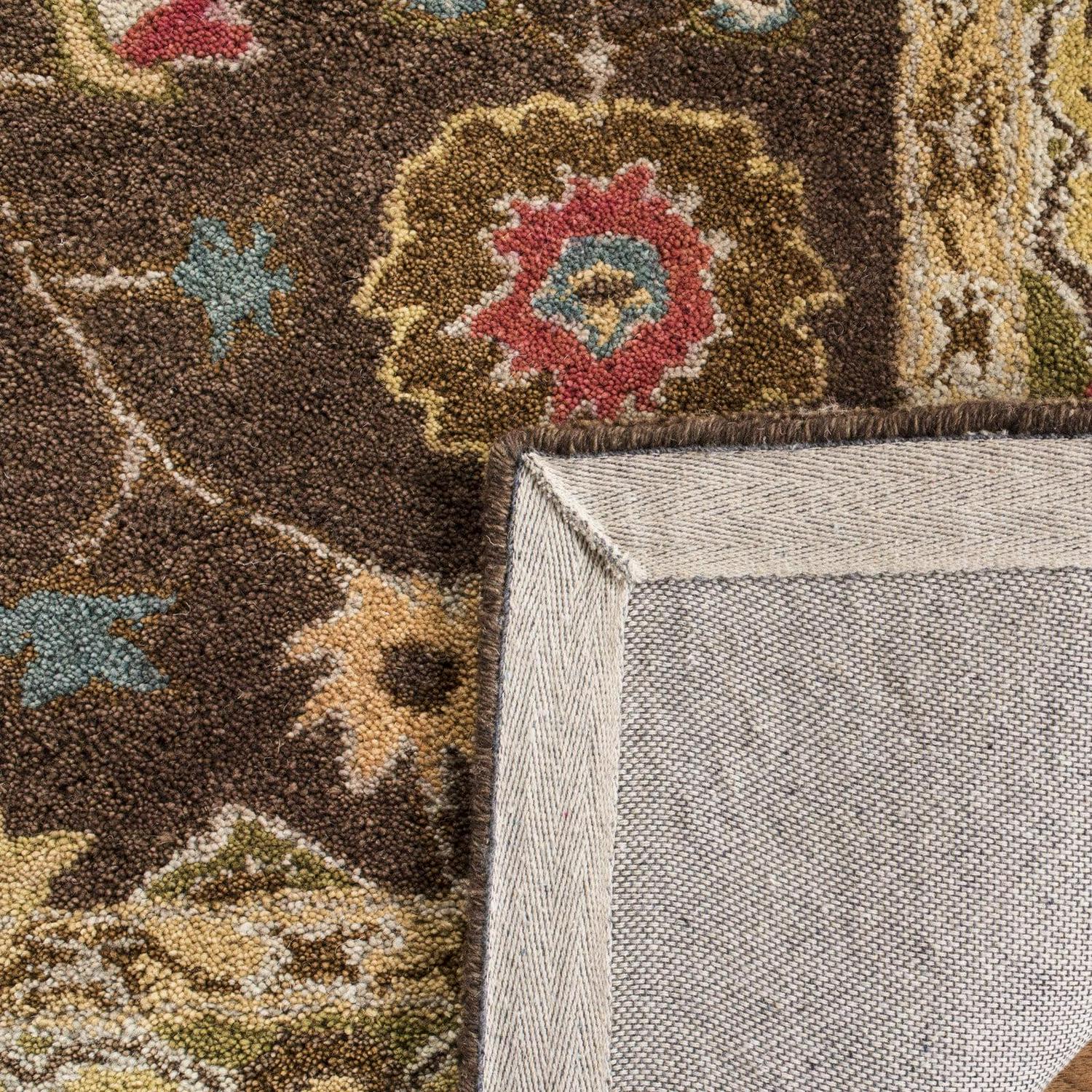 SAFAVIEH Anatolia Sandy Floral Area Rug, Brown/Gold, 3' x 5' - Image 5