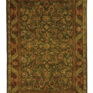 SAFAVIEH Antiquity Carmella Oriental Wool Area Rug, Green/Gold, 4' x 6'