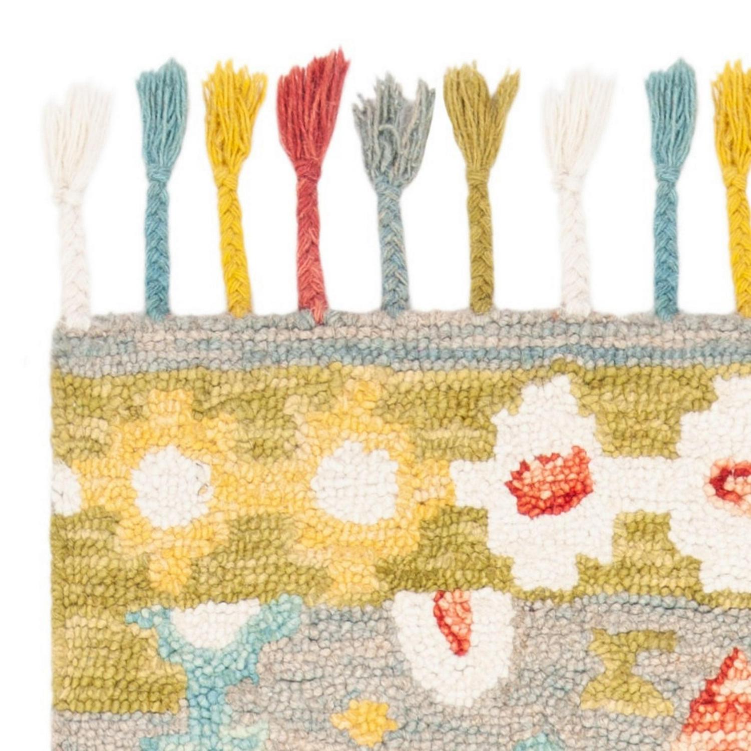 SAFAVIEH Aspen Collection APN119F Handmade Grey / Red Rug - Image 2