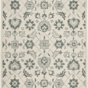 SAFAVIEH Aspen Dulcibella Floral Area Rug, Green/Grey, 3' x 5'