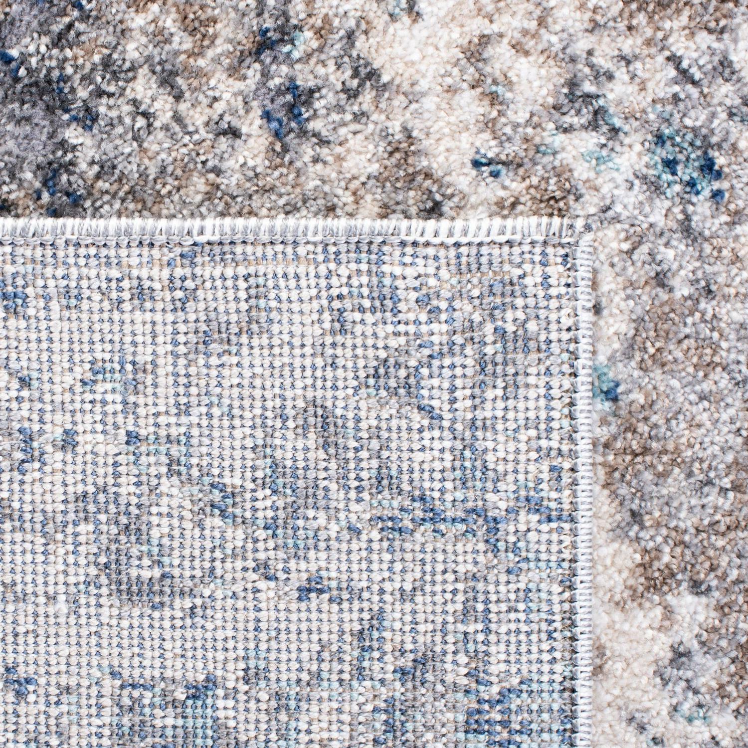 SAFAVIEH Aston Adrasteia Abstract Area Rug, Gray/Navy, 5'3" x 7'7" - Image 6