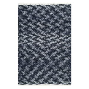 SAFAVIEH Boston Donnchad Striped Cotton Area Rug, Navy, 8' x 10'