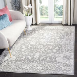 SAFAVIEH Brentwood Darwin Oriental Area Rug, Cream/Gray, 6' x 9'