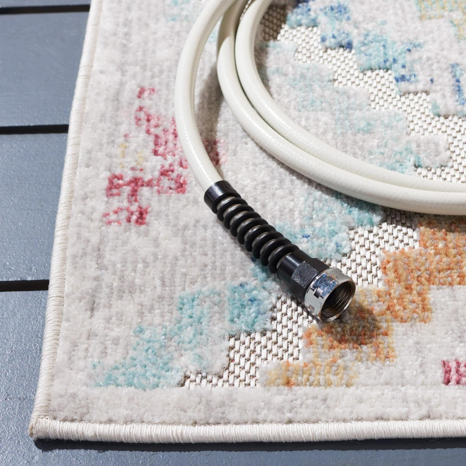 Safavieh Cabana Artana Indoor/ Outdoor Boho Rug 5'3" x 7'6" - Red Blue Multi - Image 3