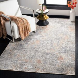 Safavieh Dream Ortelinda Abstract Distressed Viscose Rug 5' x 8' 5' x 8' Indoor Living Room,Bedroom,Dining Room Rectangle