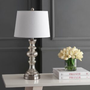 SAFAVIEH Ephraim Antique 28.5 in. H Table Lamp, Grey, Set of 2