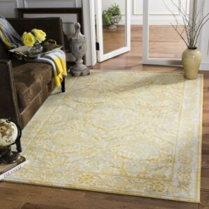 SAFAVIEH Evoke Lorna Bordered Area Rug, Ivory/Gold, 11' x 15'