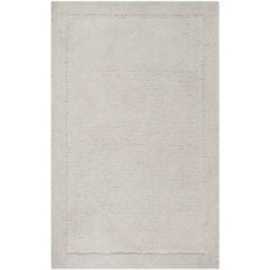SAFAVIEH Glamour Douglas Solid Shag Area Rug, Ivory, 5' x 8'