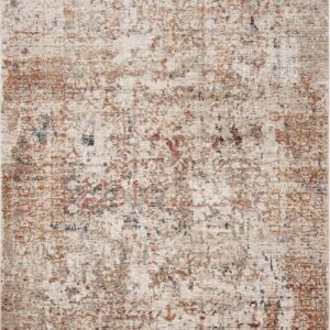 SAFAVIEH Limitee Bethanie Abstract Distressed Area Rug, Beige, 8' x 10'