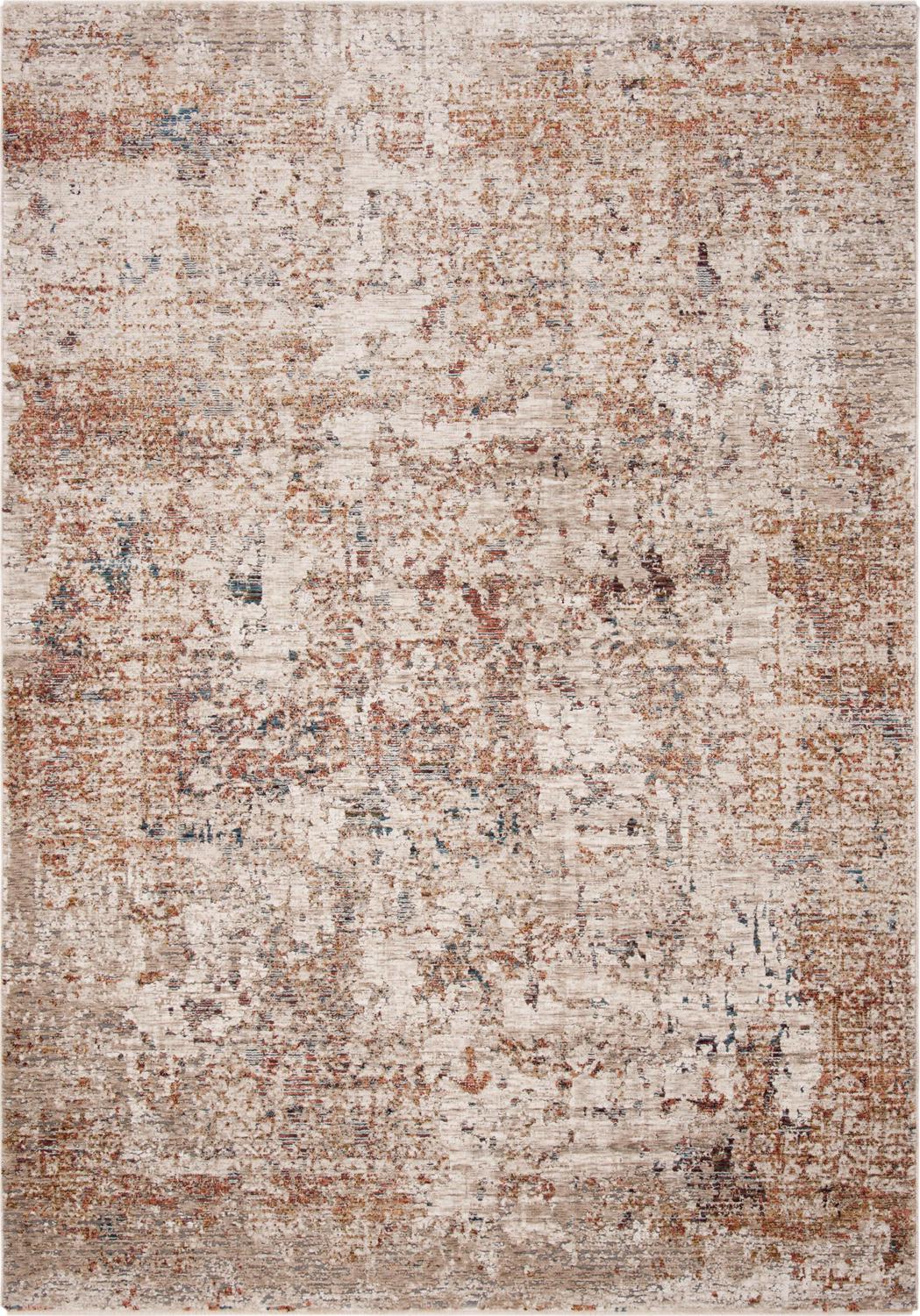 SAFAVIEH Limitee Bethanie Abstract Distressed Area Rug, Beige, 8' x 10'