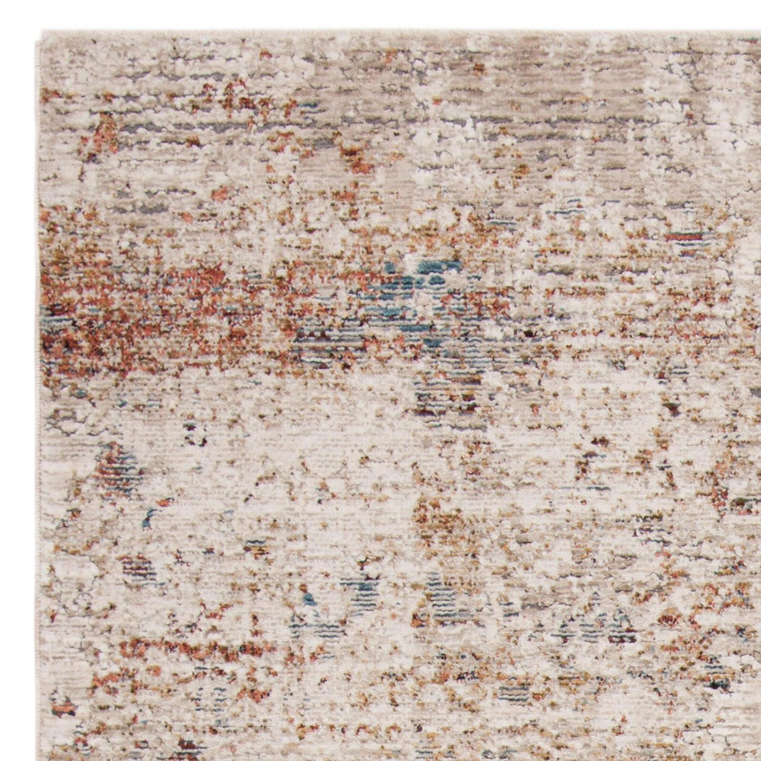 SAFAVIEH Limitee Bethanie Abstract Distressed Area Rug, Beige, 8' x 10' - Image 2