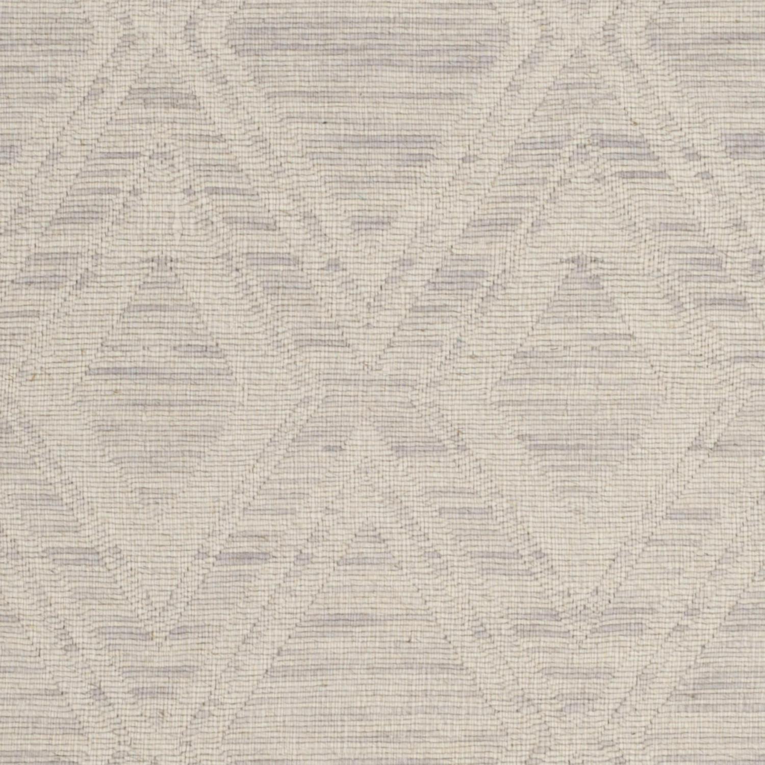 SAFAVIEH Marbella Alicia Geometric Diamonds Wool Area Rug, Silver/Ivory, 3' x 5' - Image 6