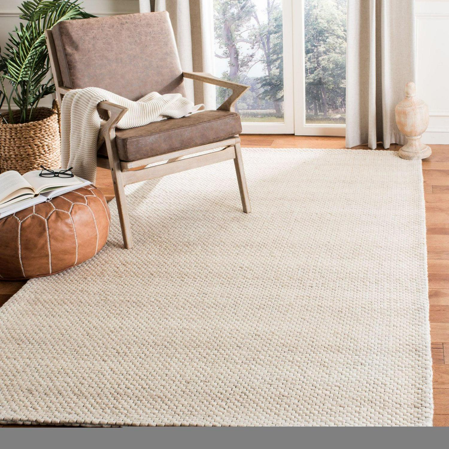 SAFAVIEH Marbella Christabella Striped Area Rug, Grey/Chocolate, 8' x 10' - Image 11