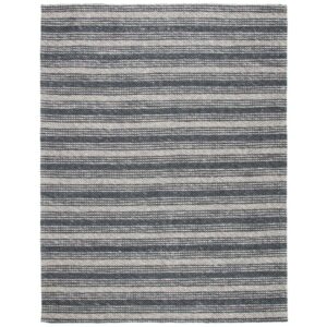 SAFAVIEH Marbella Christabella Striped Area Rug, Grey/Chocolate, 8' x 10'