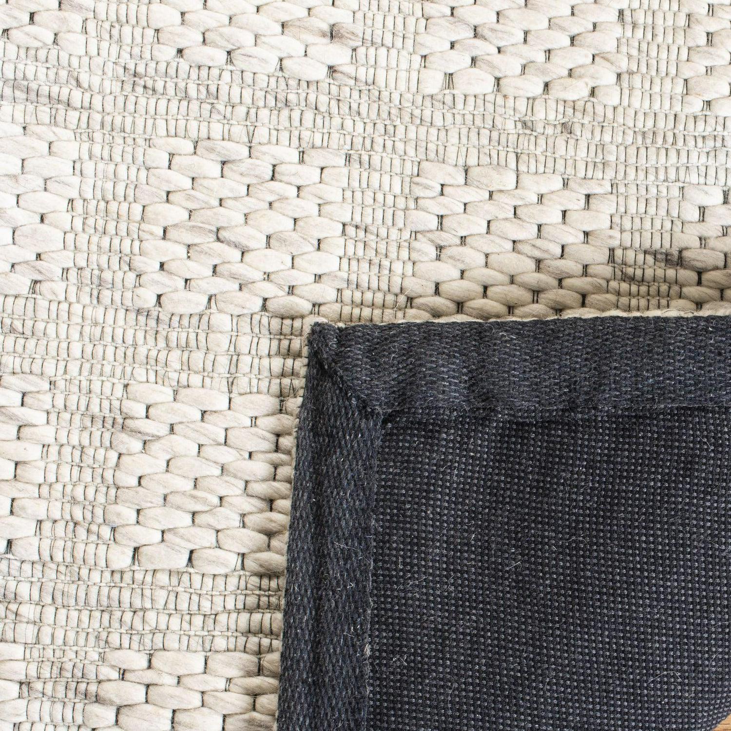 SAFAVIEH Marbella David Geometric Squares Area Rug, Beige, 5' x 8' - Image 6