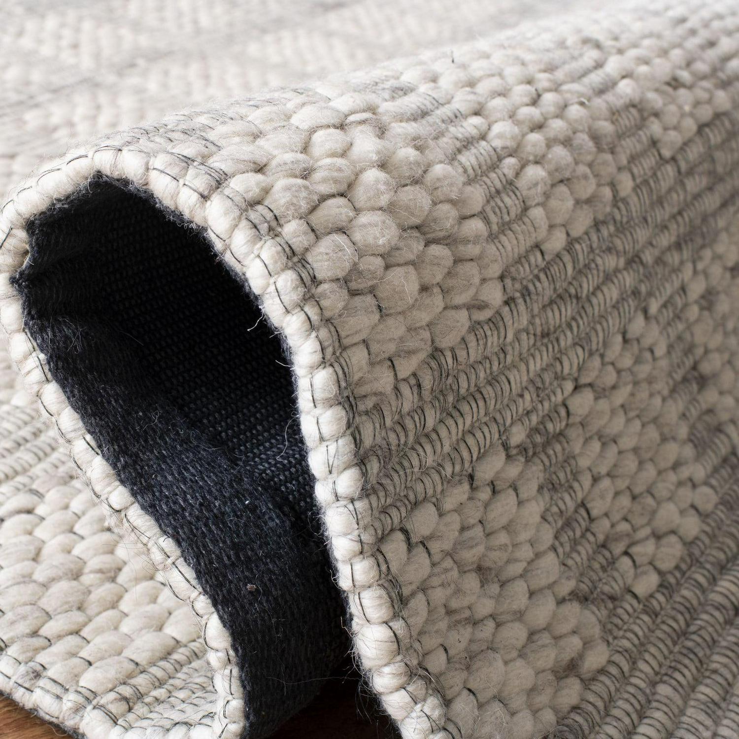 SAFAVIEH Marbella David Geometric Squares Area Rug, Beige, 5' x 8' - Image 5