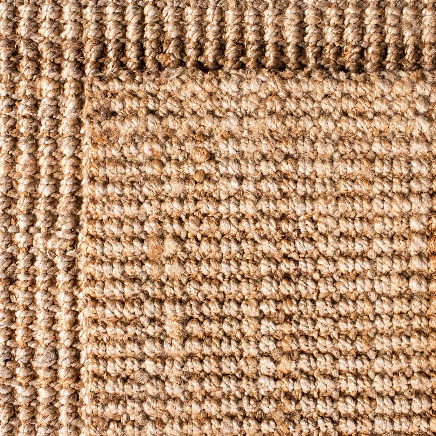 SAFAVIEH Martha Stewart Natural Fiber Kanda Solid Area Rug, Natural, 4' x 6' - Image 5