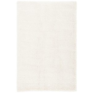 SAFAVIEH Milan Harlow Solid Plush Shag Area Rug, Ivory, 8' x 10'