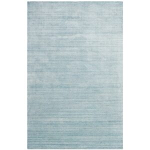 SAFAVIEH Mirage Branislav Solid Area Rug, Sky, 6' x 9'