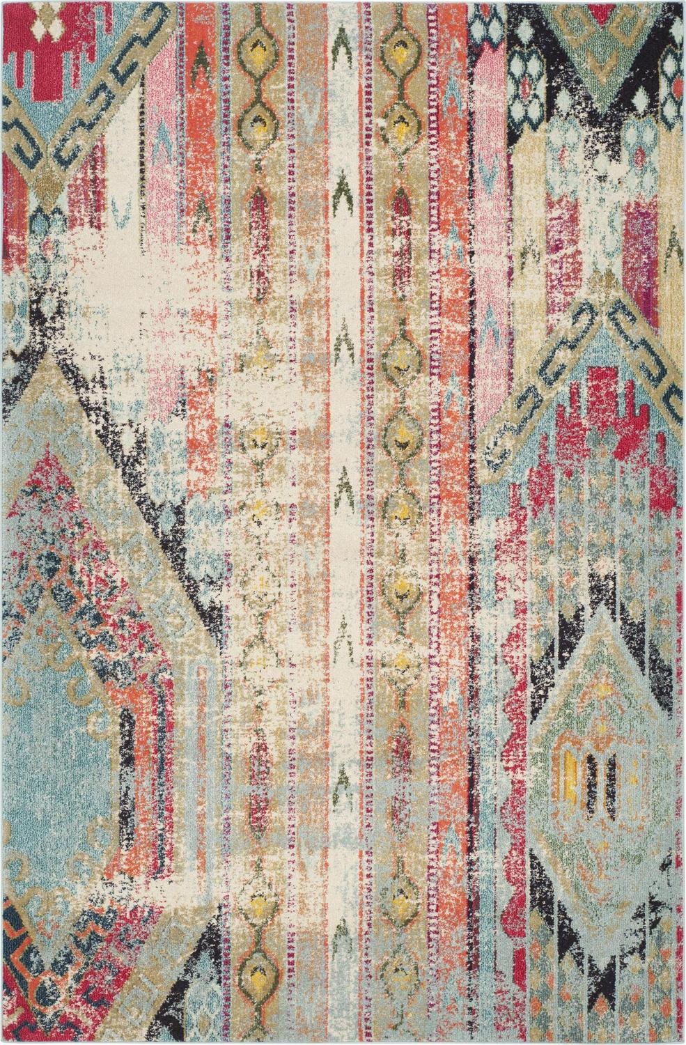 SAFAVIEH Monaco Risto Abstract Area Rug, Multi, 5'1" x 7'7"