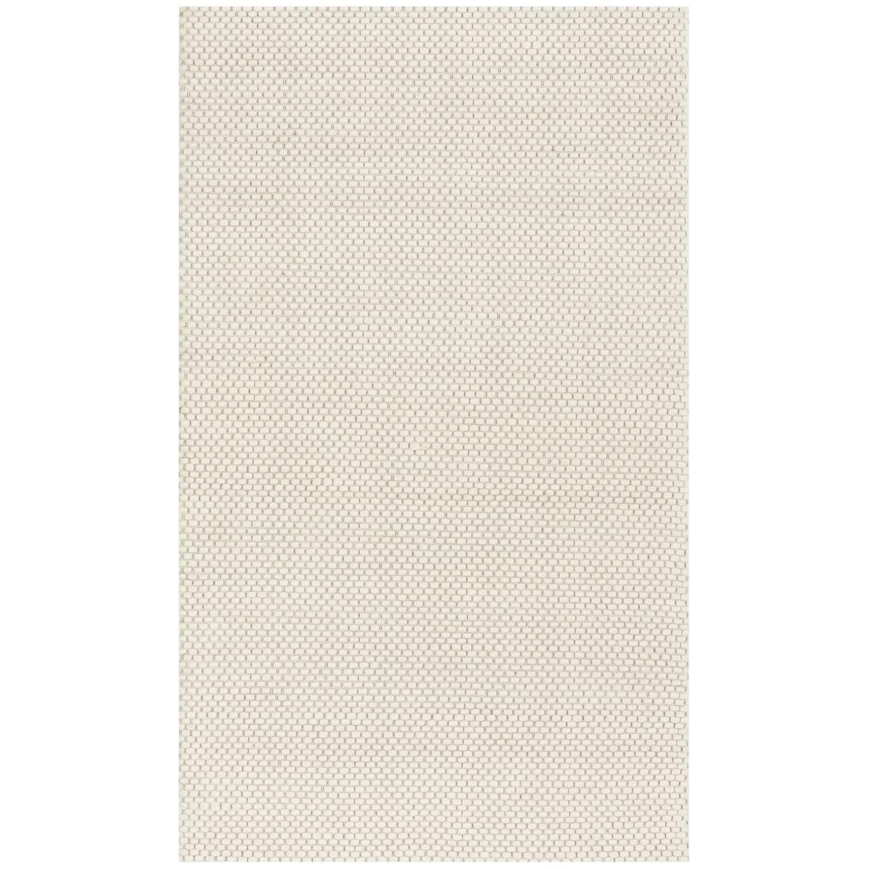SAFAVIEH Natura Corine Geometric Area Rug, Ivory, 4' x 6' - Image 4