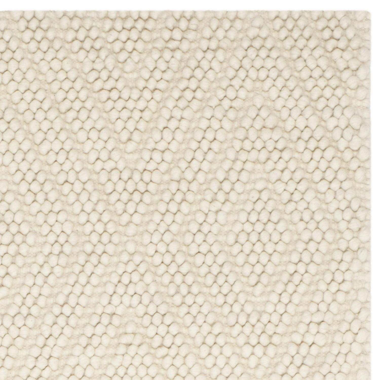 SAFAVIEH Natura Glenda Geometric Diamonds Wool Area Rug, Ivory, 3' x 5' - Image 5